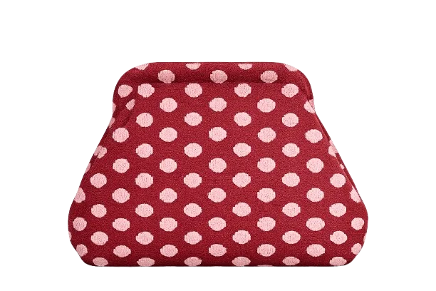 Clutch Granate / Rosa