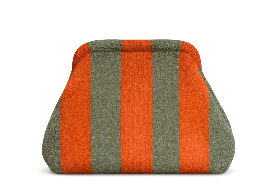 Clutch Verde / Naranja